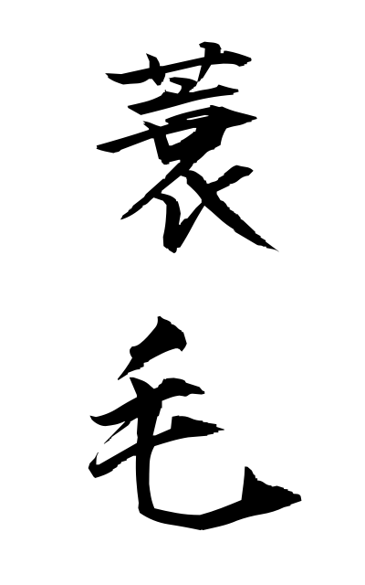 m20385蓑毛みのげ Minoge