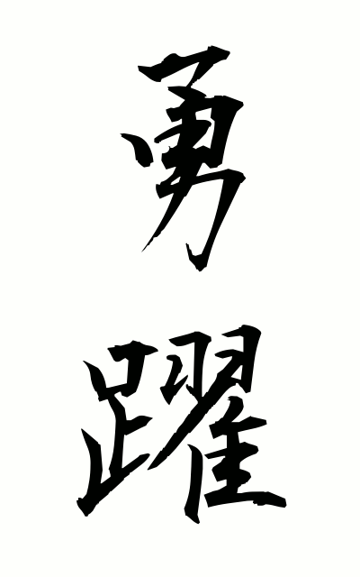 y30143勇躍ゆうやく High spirit