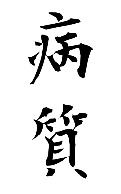 b20216病質びょうしつ Quality of illness