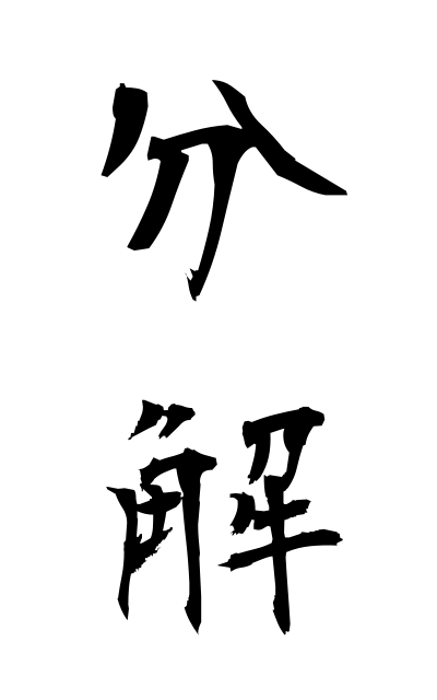 b30062分解ぶんかい The resolution