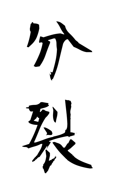 b30116分裂ぶんれつ Division