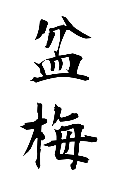 b50422盆梅ぼんばい Tray plum