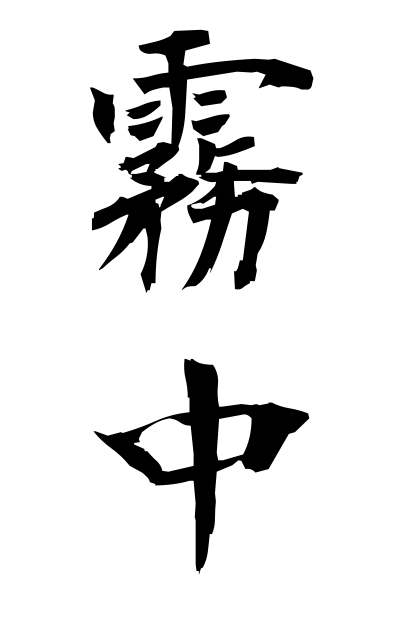 m30065霧中むちゅう Under fog