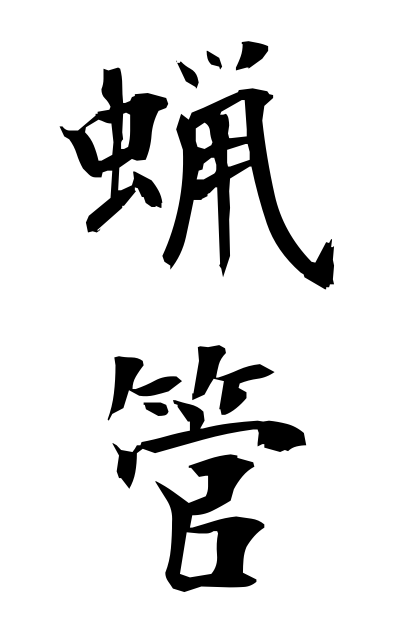 r50218蝋管ろうかん Wax cylinder