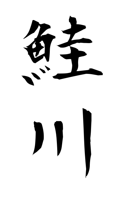 s10785鮭川さけかわ Salmon river