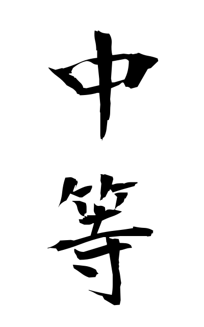 t20821中等ちゅうとう Medium grade