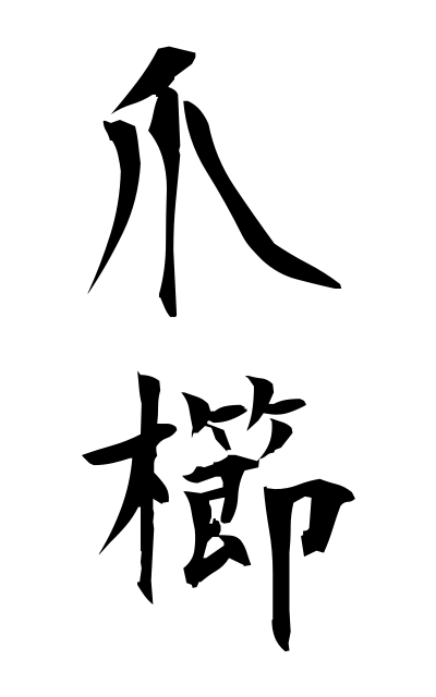 t30342爪櫛つまぐし Fine-tooth comb